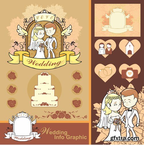 Wedding Day Template 25xEPS
