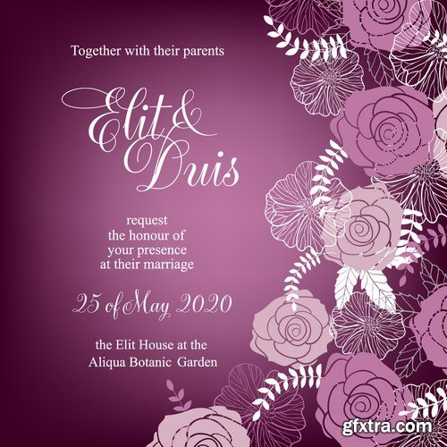 Wedding Day Template 25xEPS