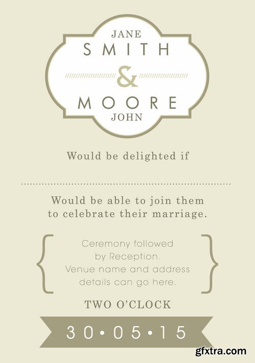 Wedding Day Template 25xEPS