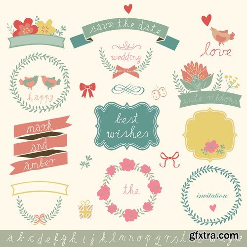 Wedding Day Template 25xEPS