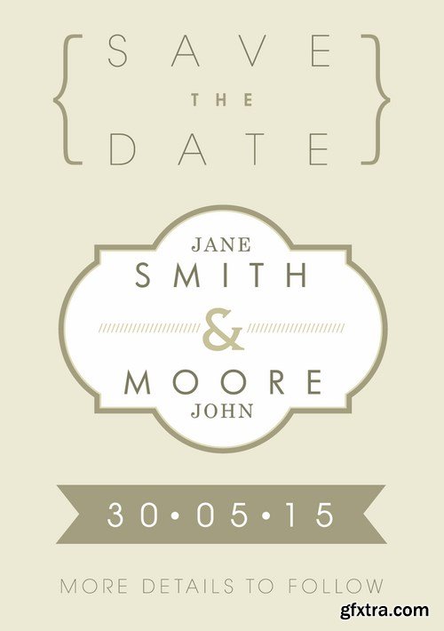 Wedding Day Template 25xEPS