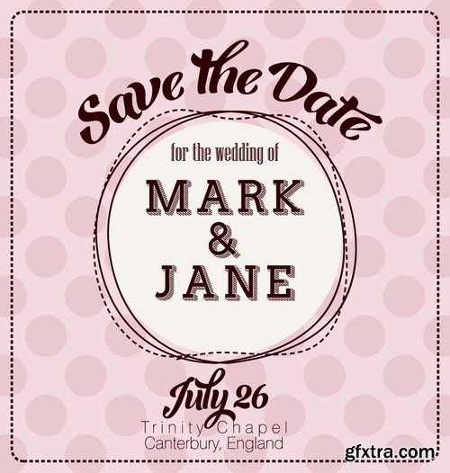 Wedding Day Template 25xEPS