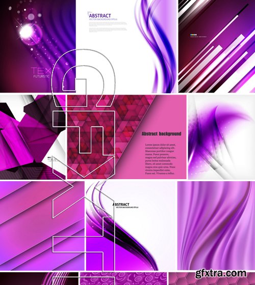 Stock Vectors - Purple abstract background 2, 25xEPS Stock Vectors - Purple abstract background 2, 25xEPS