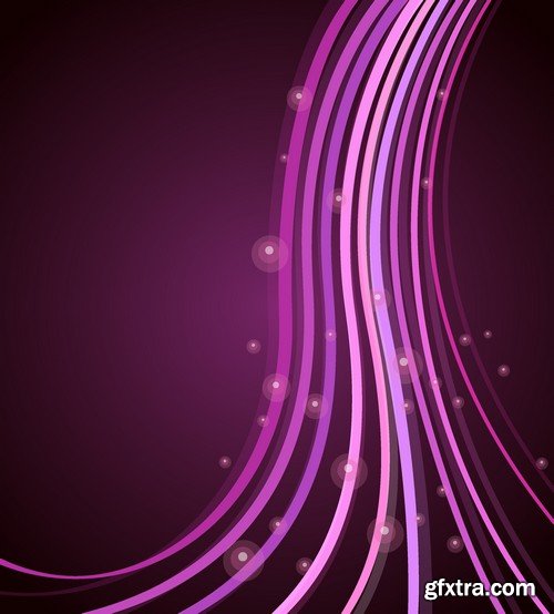 Stock Vectors - Purple abstract background 2, 25xEPS » GFxtra