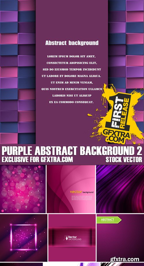 Stock Vectors - Purple abstract background 2, 25xEPS Stock Vectors - Purple abstract background 2, 25xEPS