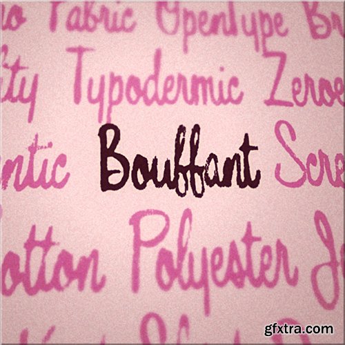 Bouffant Font - 1Font 30$