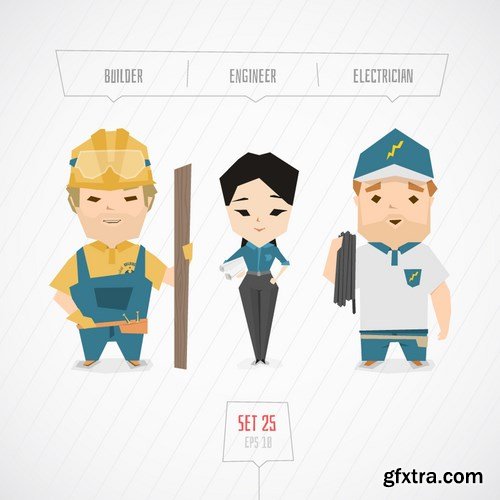 Business Working People 25xEPS