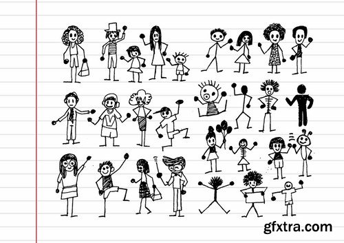 Business Working People 25xEPS