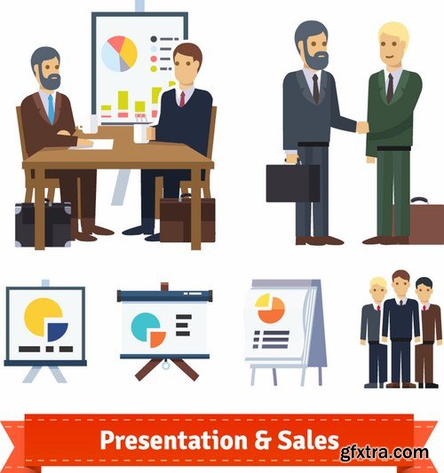 Business Working People 25xEPS