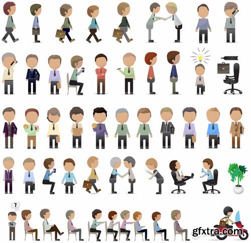 Business Working People 25xEPS