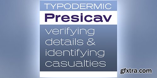 Presicav Font Family - 6 Fonts 180$