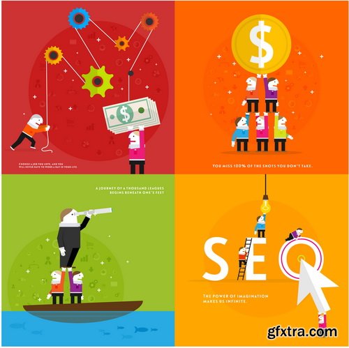 Amazing SS - Set of icons Flat Design, 25xEPS