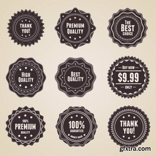 Different Labels & Stickers #2 - 25 Vector Different Labels & Stickers #2 - 25 Vector