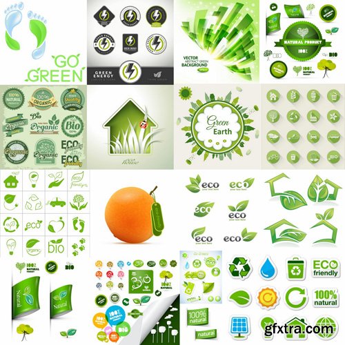 ECO Design Elements #2 - 25 Vector ECO Design Elements #2 - 25 Vector