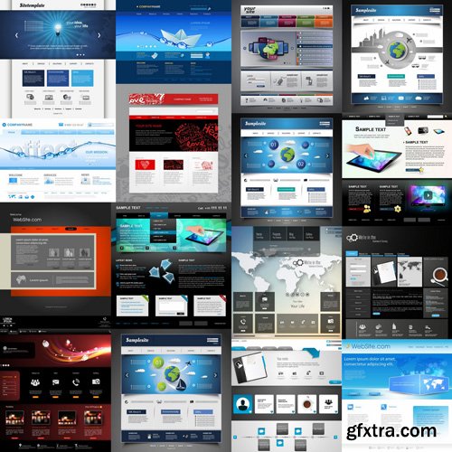 Web Design Elements #3 - 25 Vector Web Design Elements #3 - 25 Vector