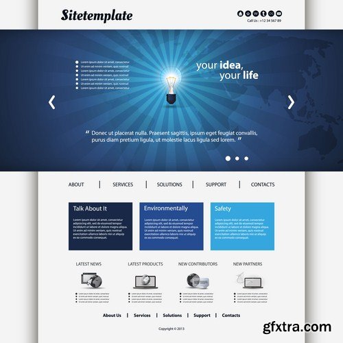 Web Design Elements #3 - 25 Vector Web Design Elements #3 - 25 Vector