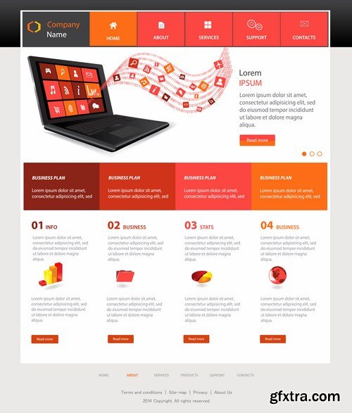 Web Design Elements #3 - 25 Vector Web Design Elements #3 - 25 Vector