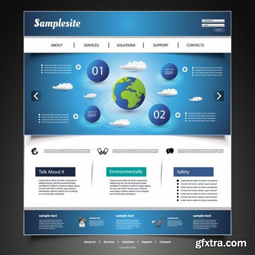 Web Design Elements #3 - 25 Vector Web Design Elements #3 - 25 Vector
