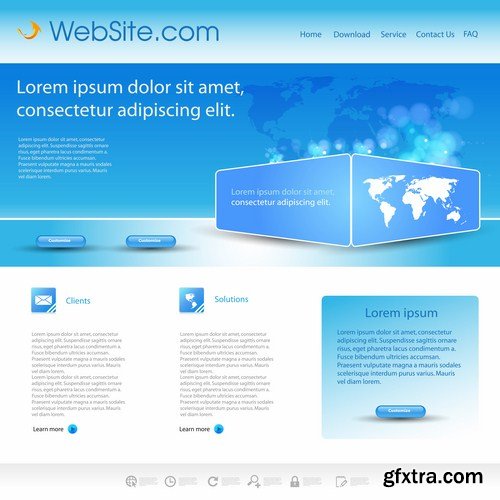 Web Design Elements #3 - 25 Vector Web Design Elements #3 - 25 Vector