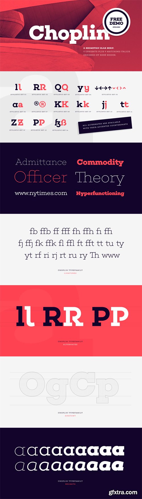 Choplin Font Family - 18 Fonts for $250