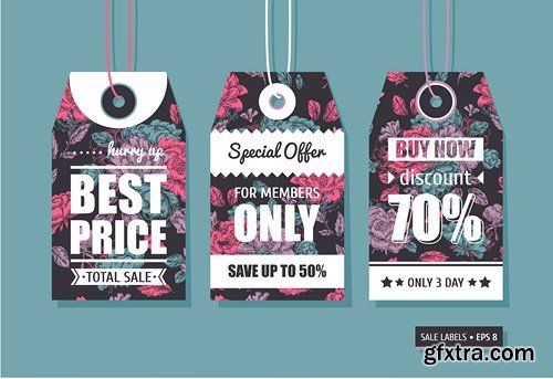 Sales and Discount, 25xEPS Sales and Discount, 25xEPS