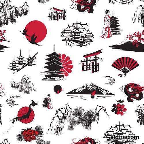 Japan Sign &amp; Symbols - 25 Vector