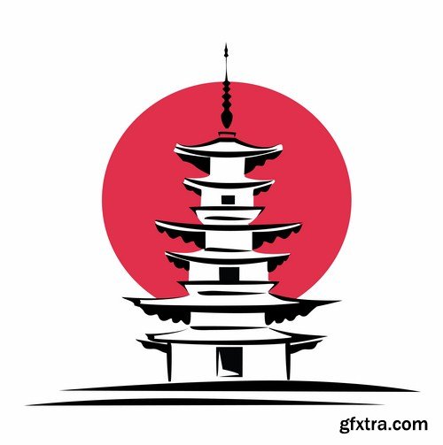 Japan Sign &amp; Symbols - 25 Vector