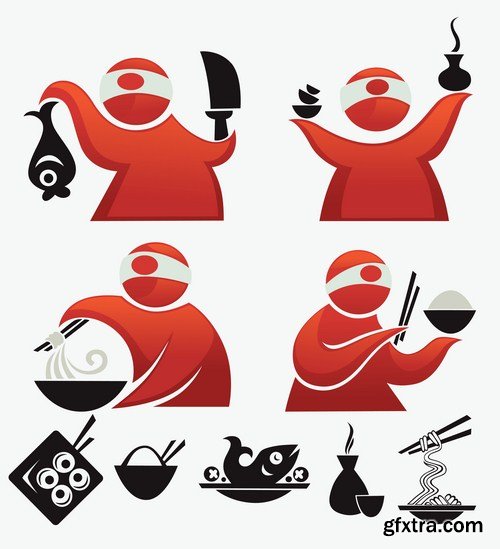 Japan Sign &amp; Symbols - 25 Vector