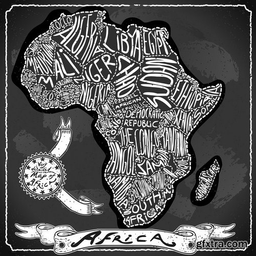 Africa Sign &amp; Symbols - 25 Vector