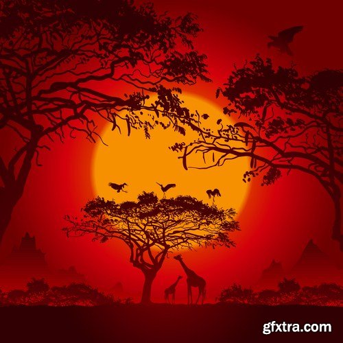 Africa Sign &amp; Symbols - 25 Vector