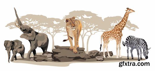 Africa Sign &amp; Symbols - 25 Vector