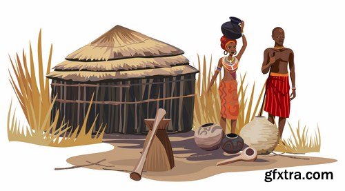 Africa Sign &amp; Symbols - 25 Vector