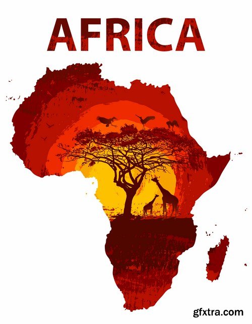 Africa Sign &amp; Symbols - 25 Vector