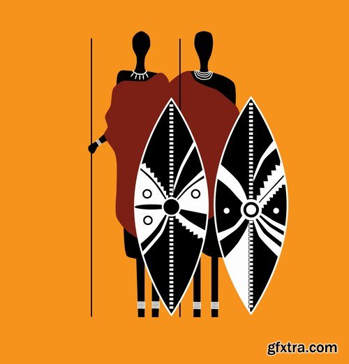 Africa Sign &amp; Symbols - 25 Vector