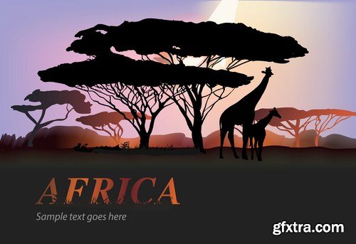 Africa Sign &amp; Symbols - 25 Vector