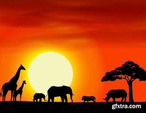 Africa Sign &amp; Symbols - 25 Vector