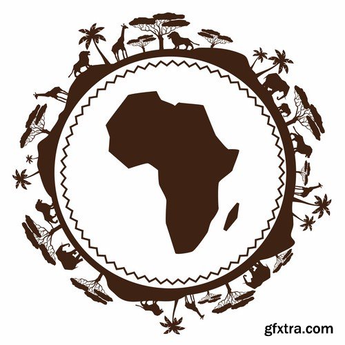Africa Sign &amp; Symbols - 25 Vector