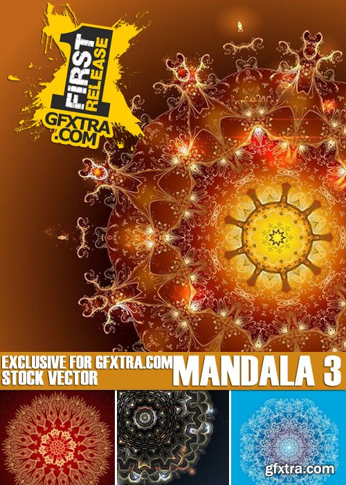 Stock Vectors - Mandala 3, 25xEPS Stock Vectors - Mandala 3, 25xEPS