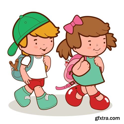 Back to school backgrounds and banners illustrations3, 25xEPS