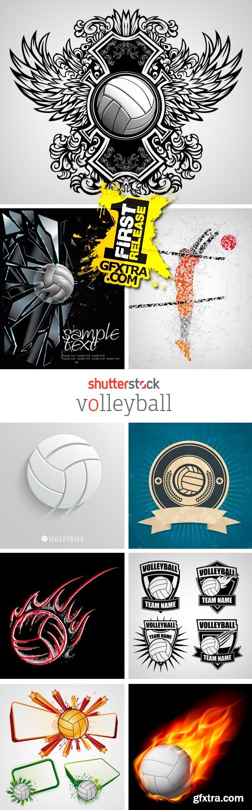 Amazing SS - Volleyball Game, 25xEPS Amazing SS - Volleyball Game, 25xEPS