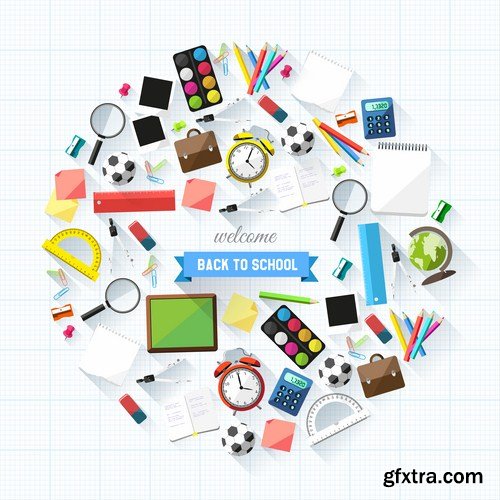 Back To School #2 - 25 Vector