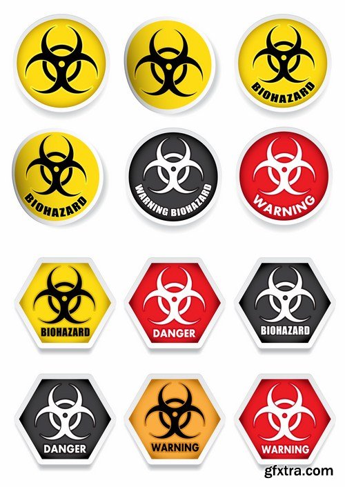 Zombie, Bigfoot & UFO Warning Signs 25xEPS