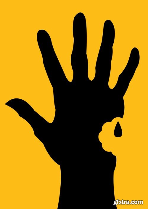 Zombie, Bigfoot & UFO Warning Signs 25xEPS