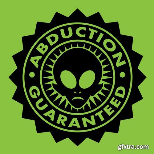 Zombie, Bigfoot & UFO Warning Signs 25xEPS