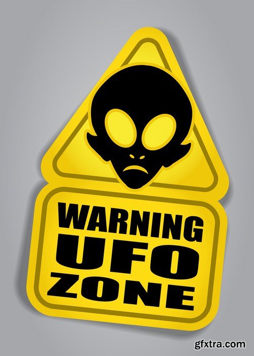 Zombie, Bigfoot & UFO Warning Signs 25xEPS