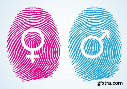 Fingerprint - 25 Vector Fingerprint - 25 Vector