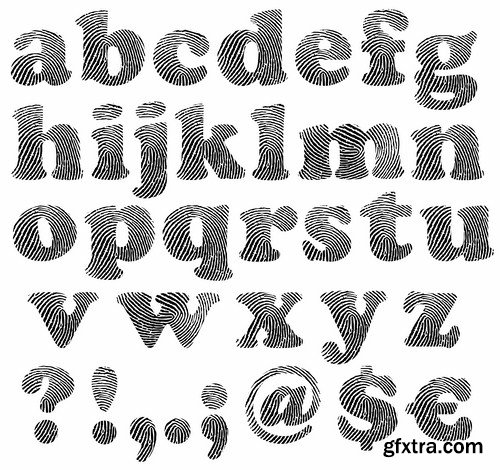 Fingerprint - 25 Vector Fingerprint - 25 Vector