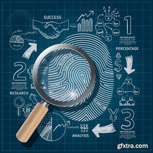 Fingerprint - 25 Vector Fingerprint - 25 Vector