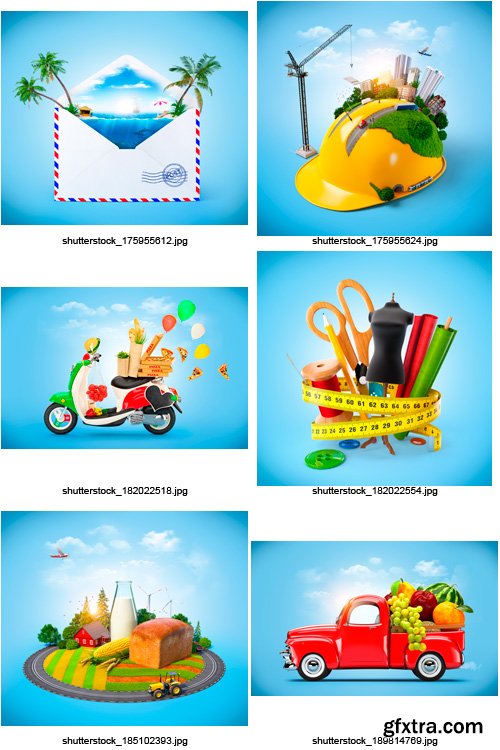 Amazing SS - Different 3D Concepts, 25xJPGs