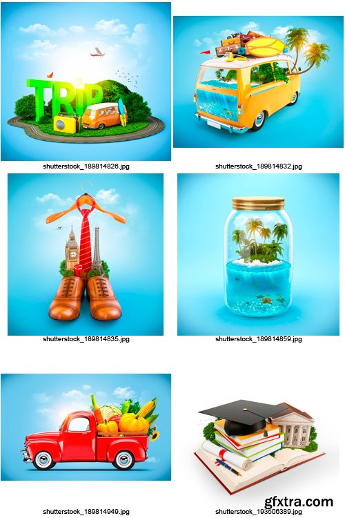 Amazing SS - Different 3D Concepts, 25xJPGs